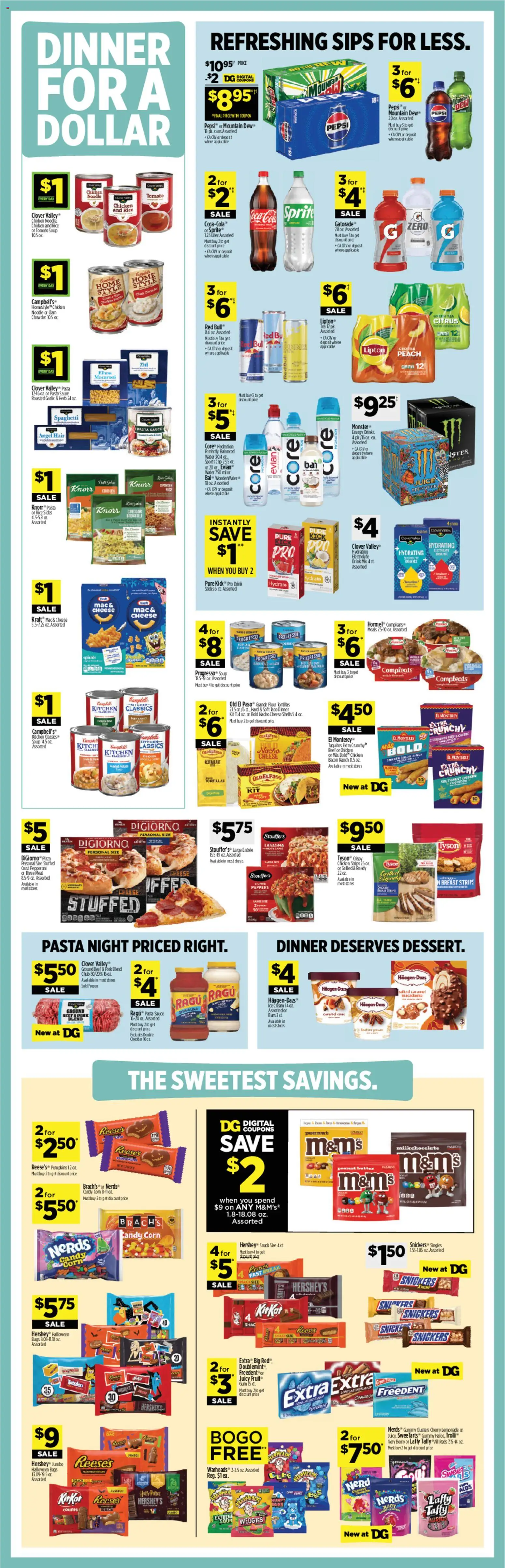 Dollar General Weekly Ad - TX - valid from 08/02/2026 | Page: 4 | Products: Cheese, Tea, Beef, Pasta