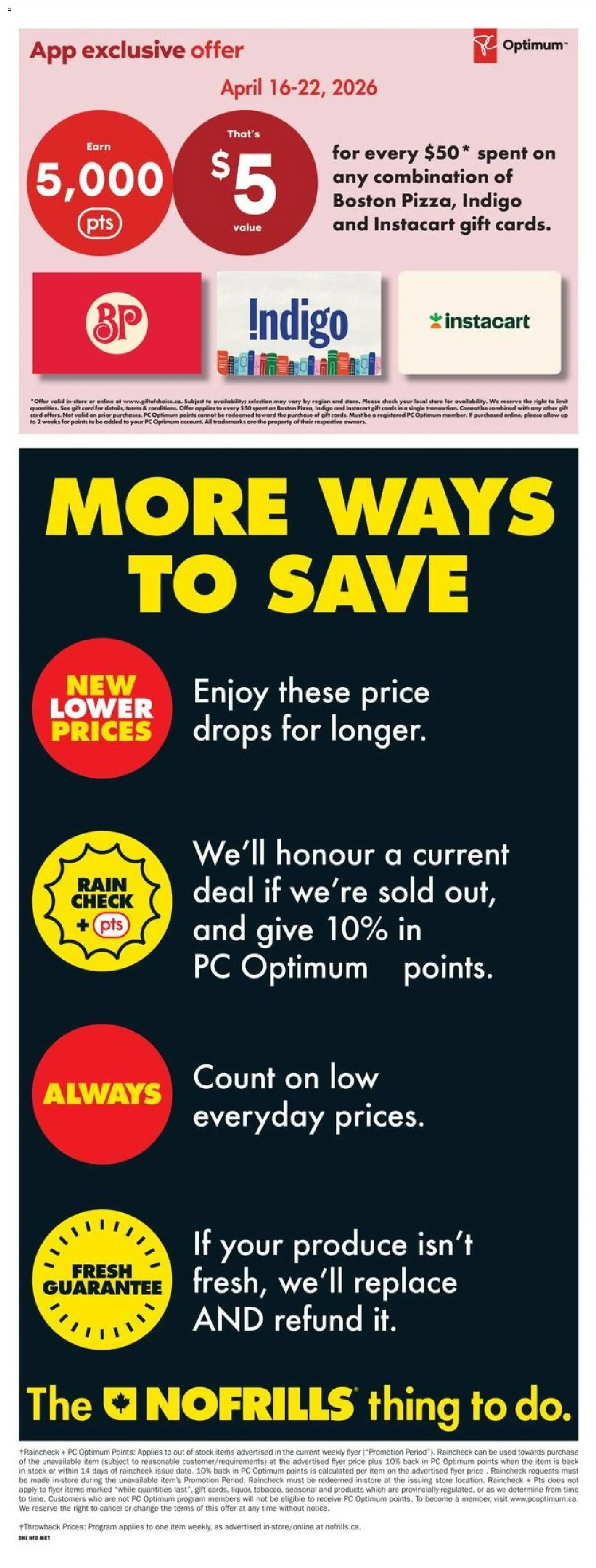 No Frills flyer valid from 16.04.2026 | Page: 22 | Products: PC