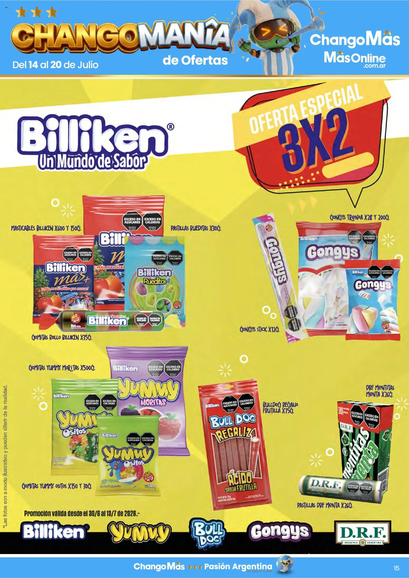 Changomas Especial dulzura │ válido desde el 14/07/2026 | Página: 7 | Productos: Gomitas, Frutilla