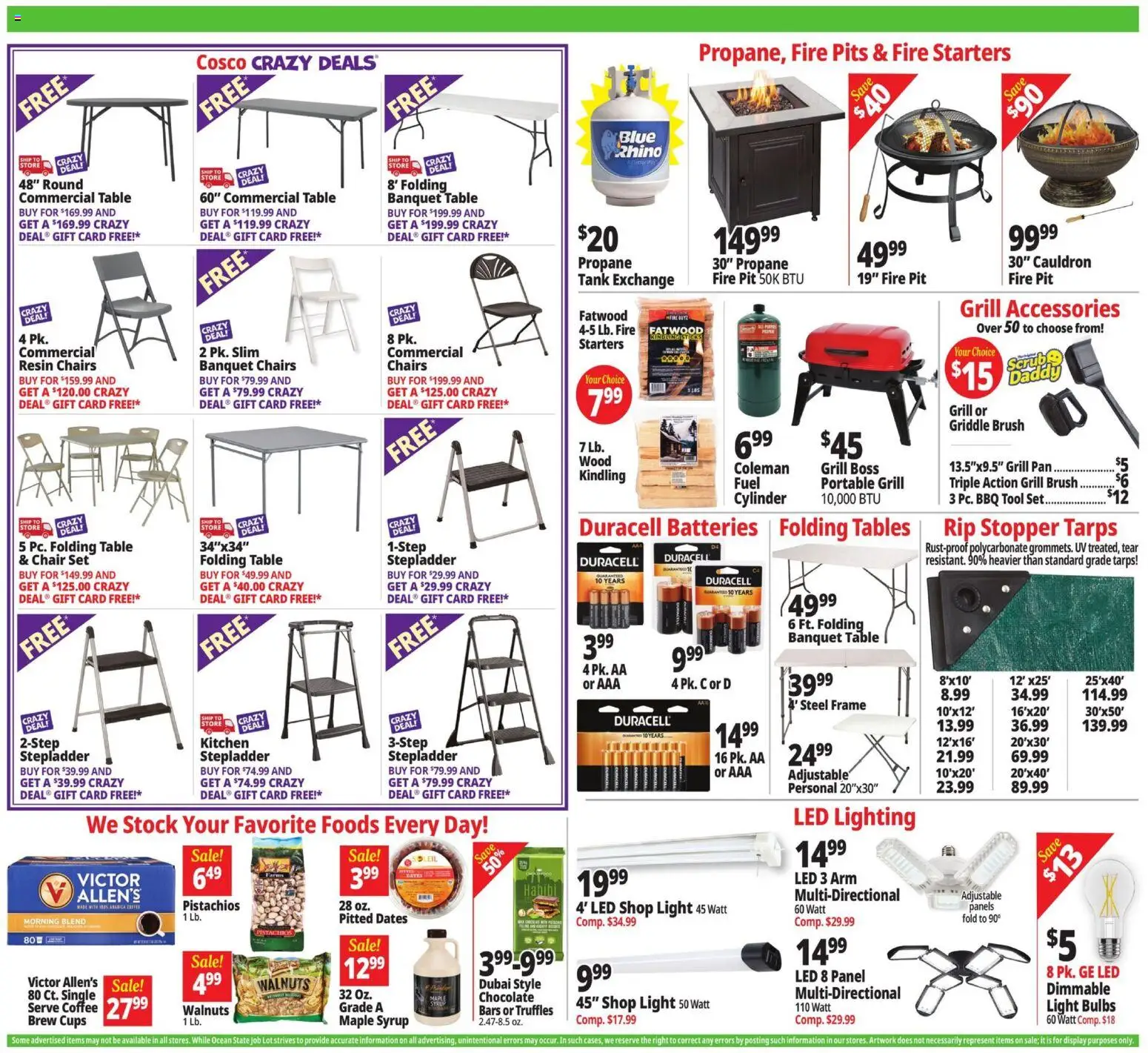 Ocean State Job Lot Weekly Ad - valid from 07/09/2026 | Page: 8 | Products: Chair, Griddle, Chocolate, Grill