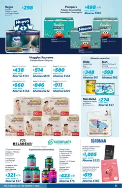 Vista previa de Omega 3 Max Salmón de Alaska + Vitaminas A, D3, E + Astaxantina 180 Cápsulas, Omega 3 Max Salmón de Alaska + Vitaminas A, D3, E + Astaxantina, nuevo folleto de la tienda, válido en México a partir del 03/07/2026 | Página: 21 | Productos: Detergente, Vinagre, Mango, Gomitas