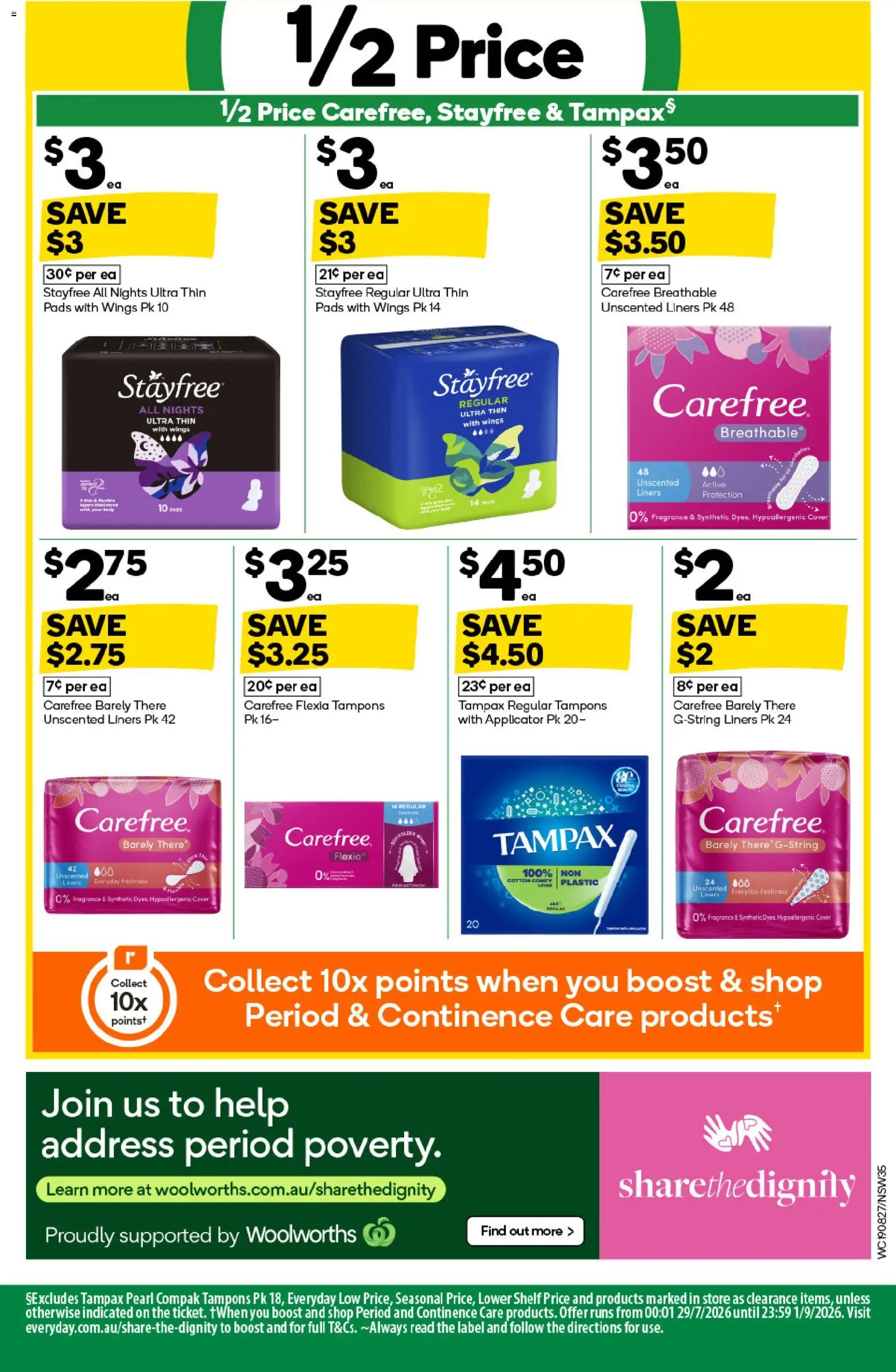 Woolworths catalogue - valid from 19/08/2026 | Page: 35 | Products: Shelf, Fragrance, Tampons