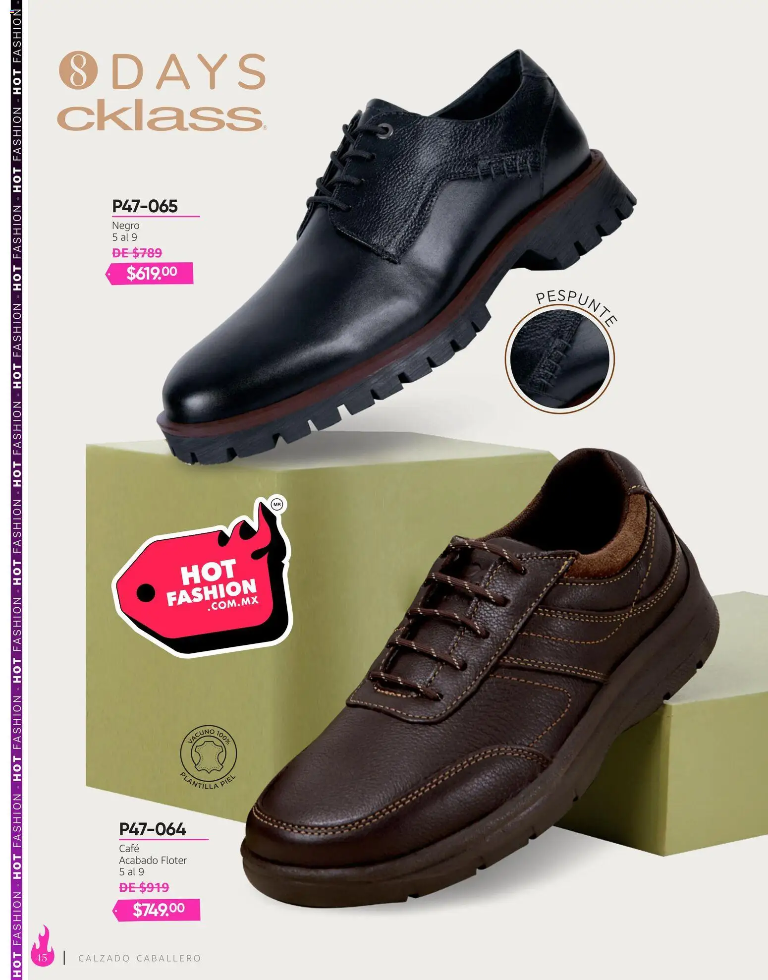 Nuevas ofertas de Cklass válidas en toda la República Mexicana desde el 03/08/2026. ¡Encuentra las mejores ofertas en Cklass catálogo Hot Fashion Ropa! | Página: 127 | Productos: Café