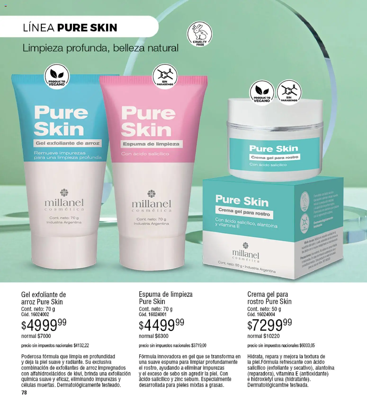Millanel - Catálogo │ válido desde el 27.04.2026 | Página: 78 | Productos: Espuma, Arroz, Crema