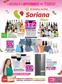 Vista previa de Soriana Apoyamos con todo Híper Nacional, nuevo folleto de la tienda, válido en México a partir del 30.04.2026