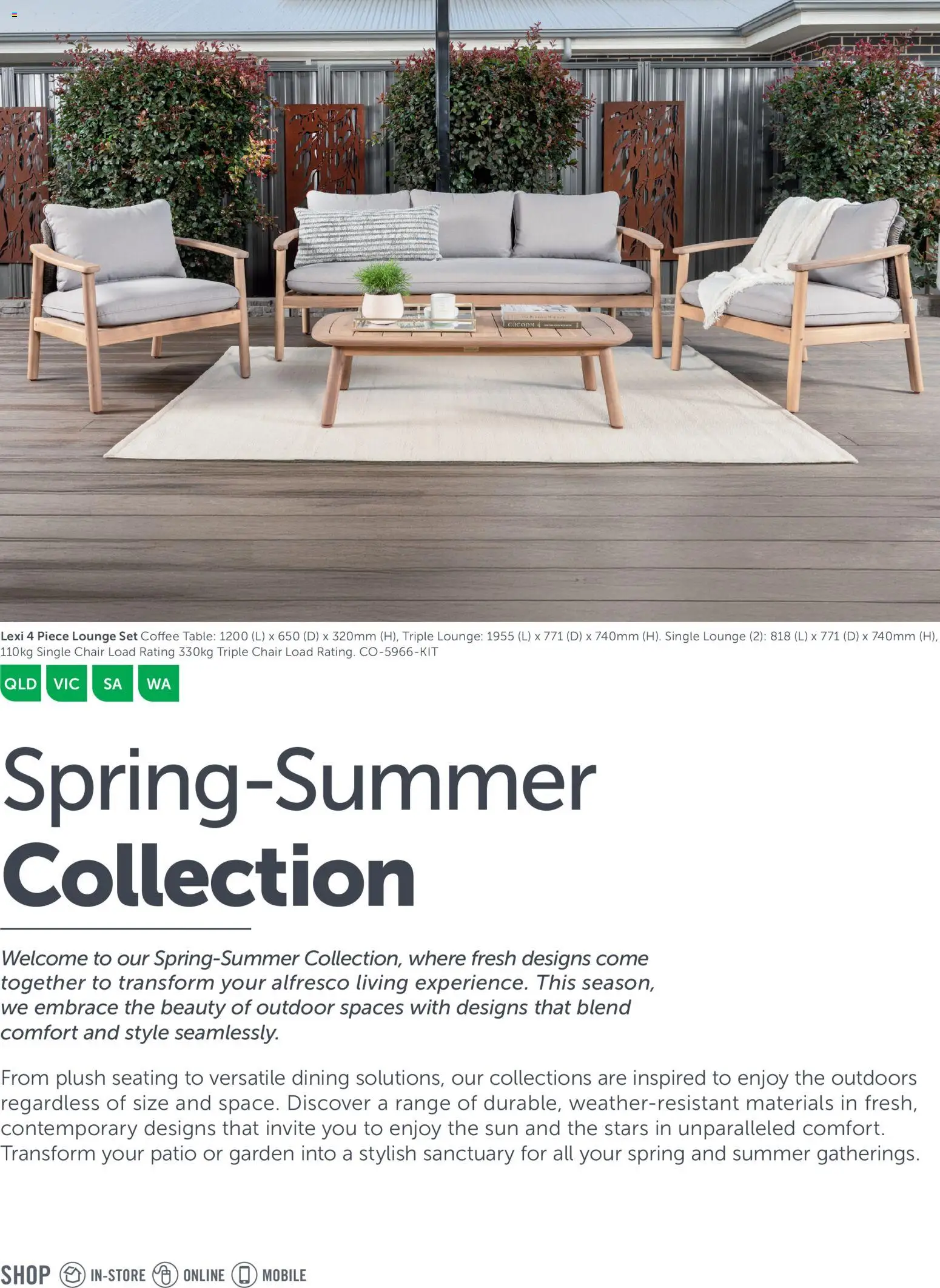 Stratco catalogue - valid from 15.05.2026 | Page: 2 | Products: Coffee table, Chair, Coffee, Mobile