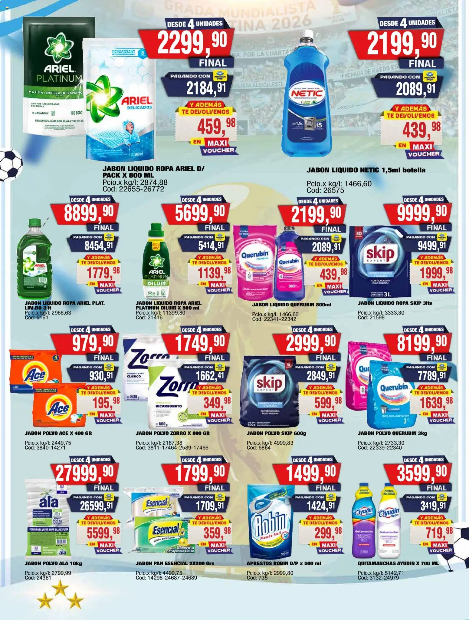 Maxiconsumo ofertas │ válido desde el 15.06.2026 | Página: 23 | Productos: Polvo, Jabón líquido, Quitamanchas, Espuma