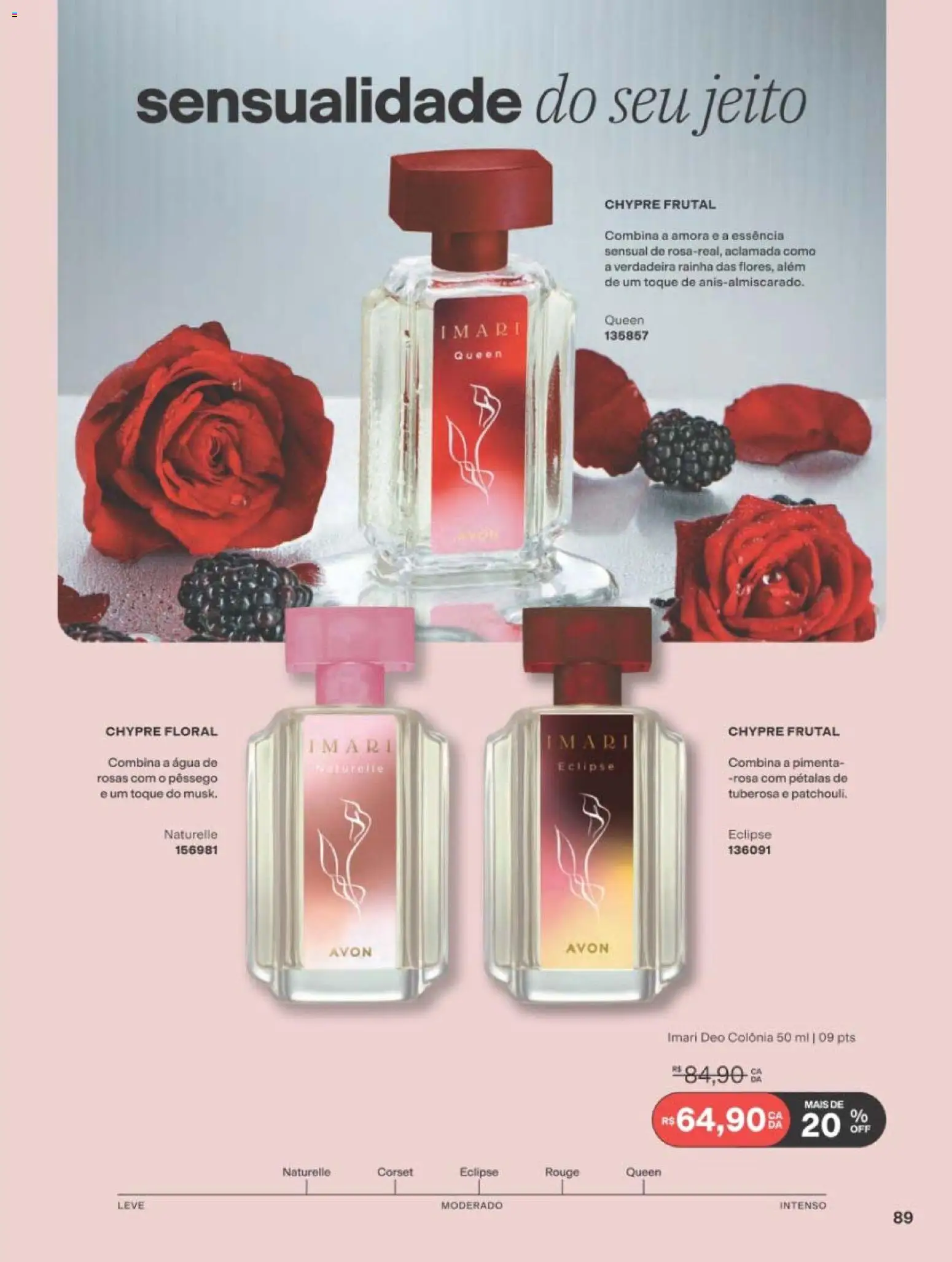 Avon Folheto - válido de 19/07/2026 | Página: 89 | Produtos: Pêssego, Pimenta, Corset
