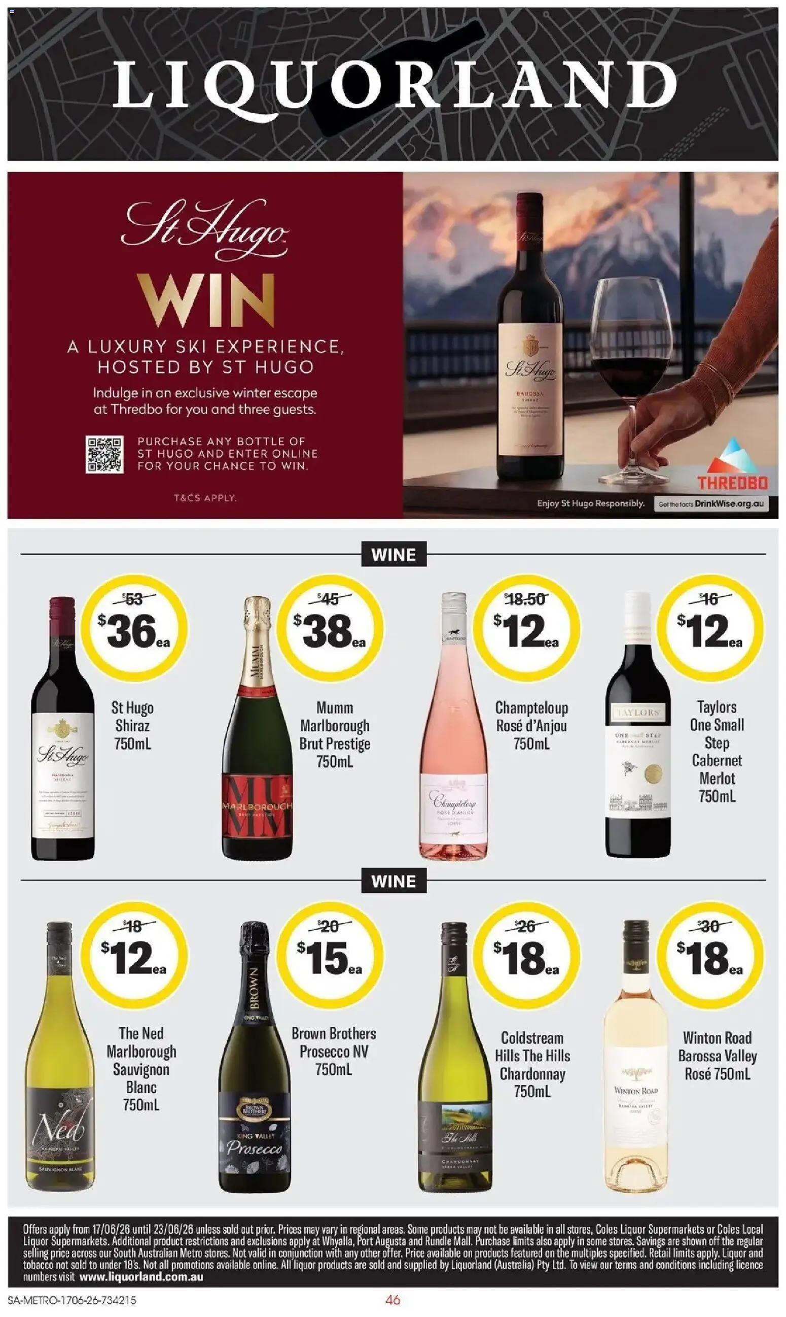Coles catalogue - valid from 16.06.2026 | Page: 46 | Products: Wine