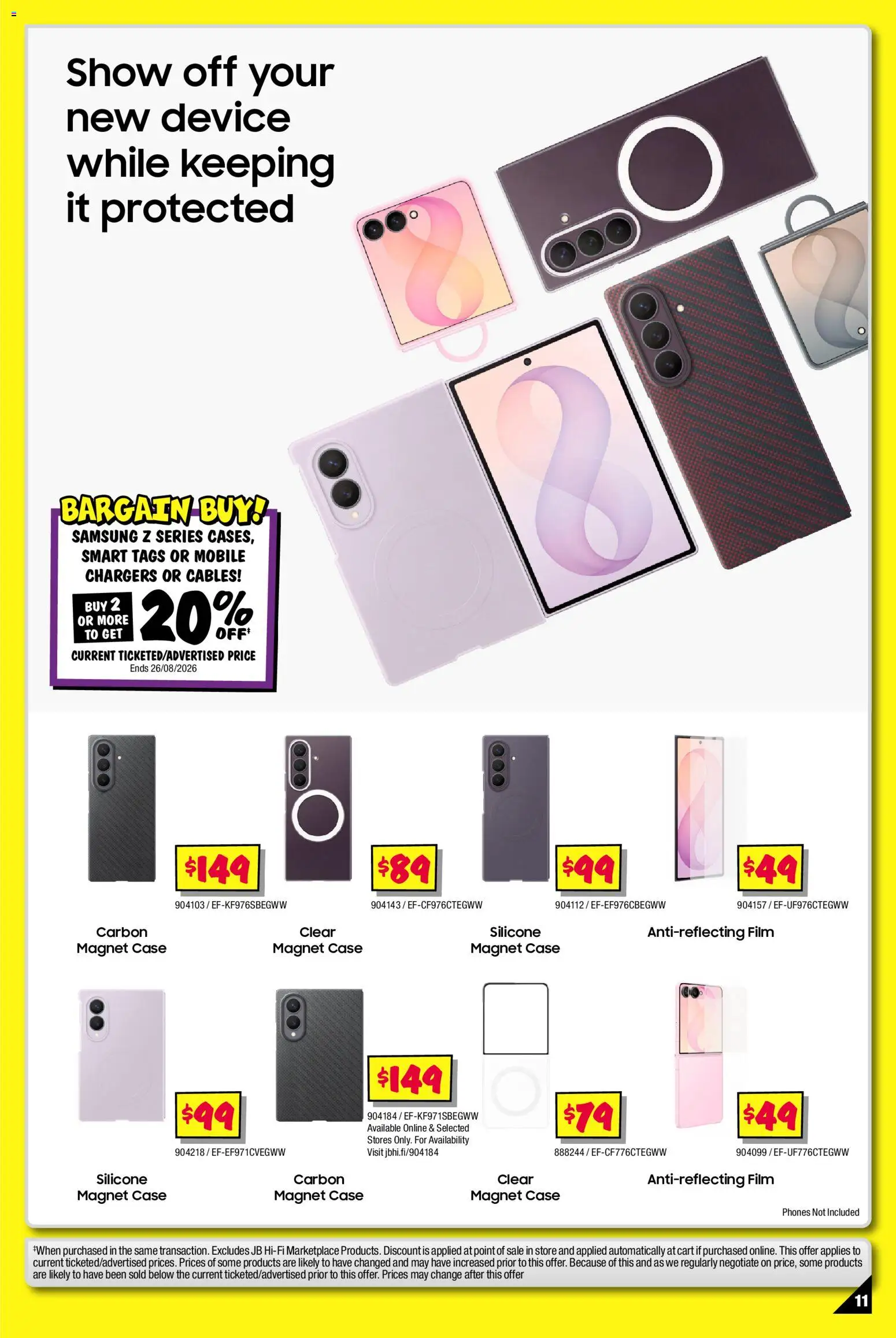 JB Hi-Fi catalogue - valid from 14/08/2026 | Page: 11 | Products: Cart, Device, Case, Mobile
