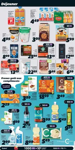 Preview of IGA weekly flyer / circulaire from shop IGA valid from Jul 9, 2026 | Page: 9 | Products: Tea, Cookies, Butter, Oil