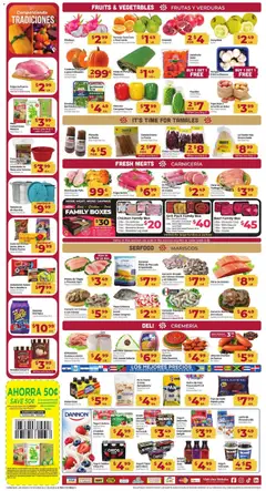 Preview of Cardenas weekly ads valid from 09/30/2026 | Page: 4 | Products: Spinach, Pomegranate, Vegetables, Pork chop