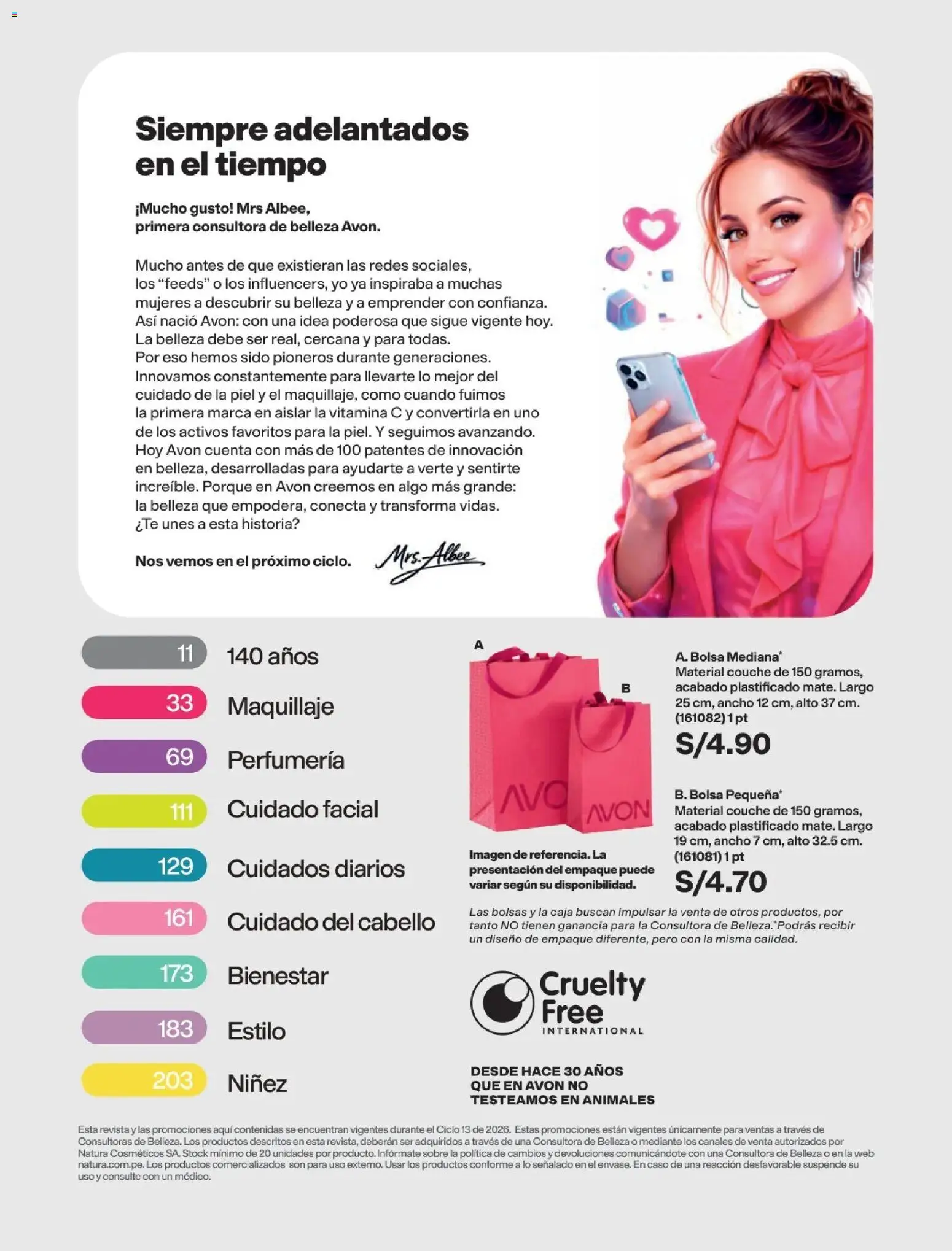 Catálogo Avon válido desde 11/08/2026 | Página: 9 | Productos: Revista, Caja, Empaque, Maquillaje