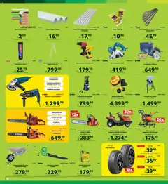Lojas Quero-Quero - Ofertas atuais - Pré-Visualização do folheto da loja Lojas Quero-Quero, válido de 01/07/2026 | Página: 4 | Produtos: Ferro, Pneu, Lavadora de alta pressão, Martelete