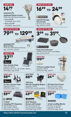 Preview of Princess Auto flyer - 2 Week Sale! from shop Princess Auto valid from Aug 11, 2026 | Page: 70 | Products: Tools, Chair