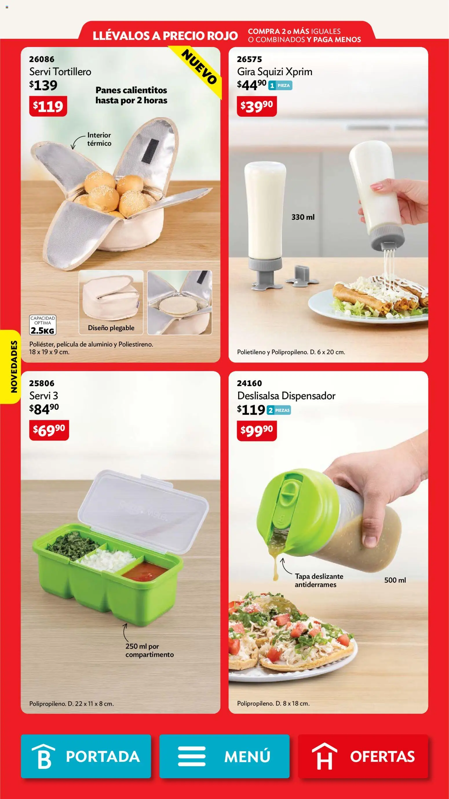 Nuevas ofertas de Betterware válidas en toda la República Mexicana desde el 02/11/2026. ¡Encuentra las mejores ofertas en Betterware campaña 11 2026! | Página: 40