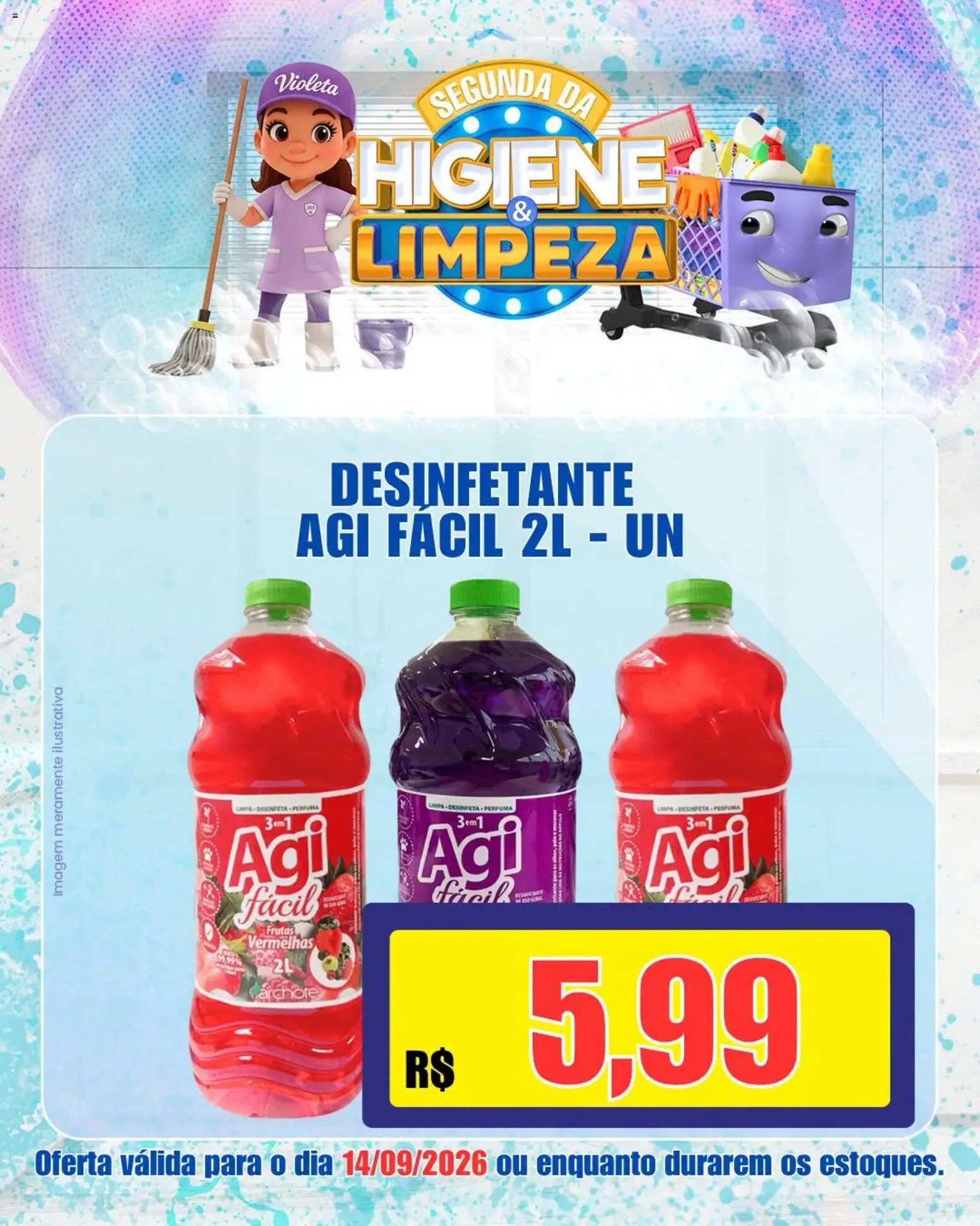 Violeta Supermercados Folheto - válido de 14/09/2026 | Página: 10 | Produtos: Frutas, Frutas vermelhas, Desinfetante