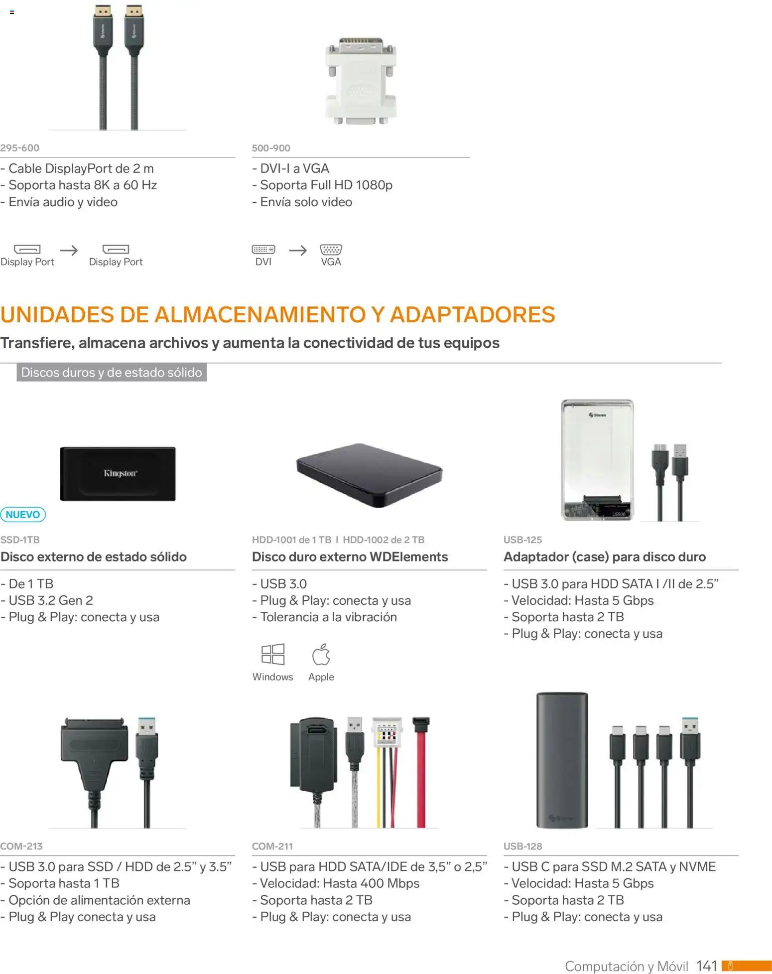Nuevas ofertas de Steren válidas en toda la República Mexicana desde el 01.01.2026. ¡Encuentra las mejores ofertas en Steren catálogo! | Página: 153 | Productos: Audio, Movil, Disco, Adaptador