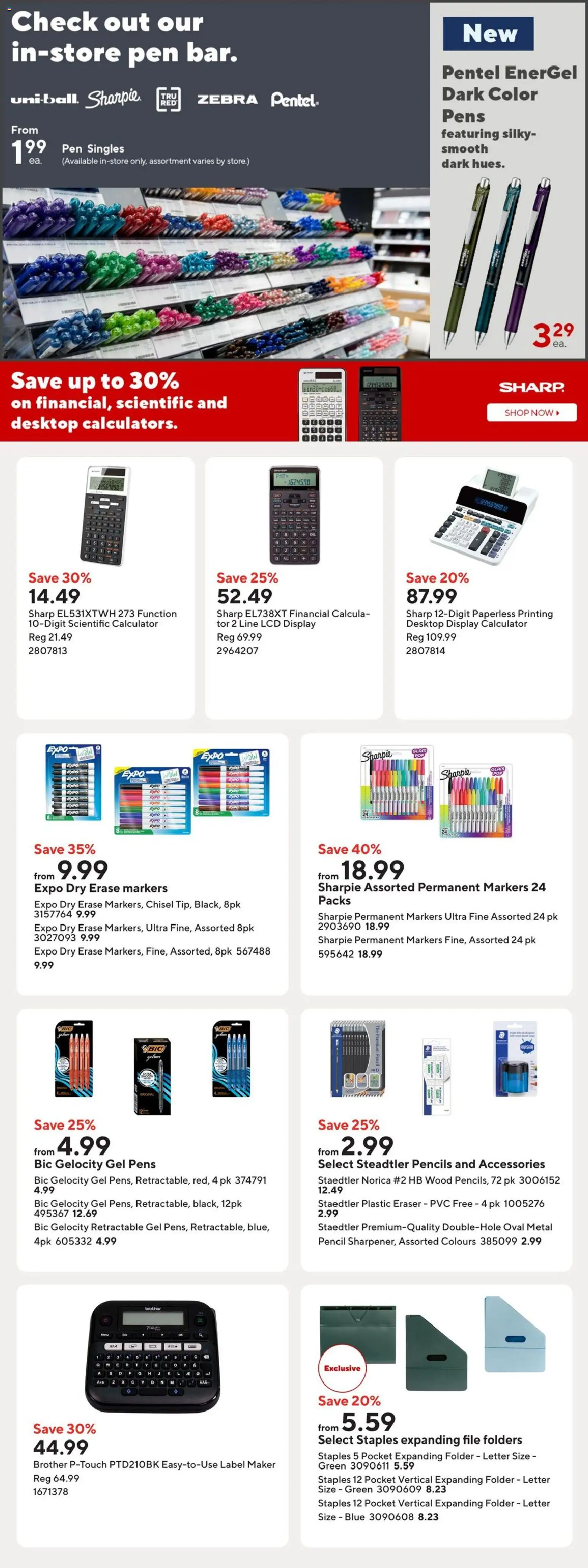 Staples flyer valid from Sep 25, 2026 | Page: 7