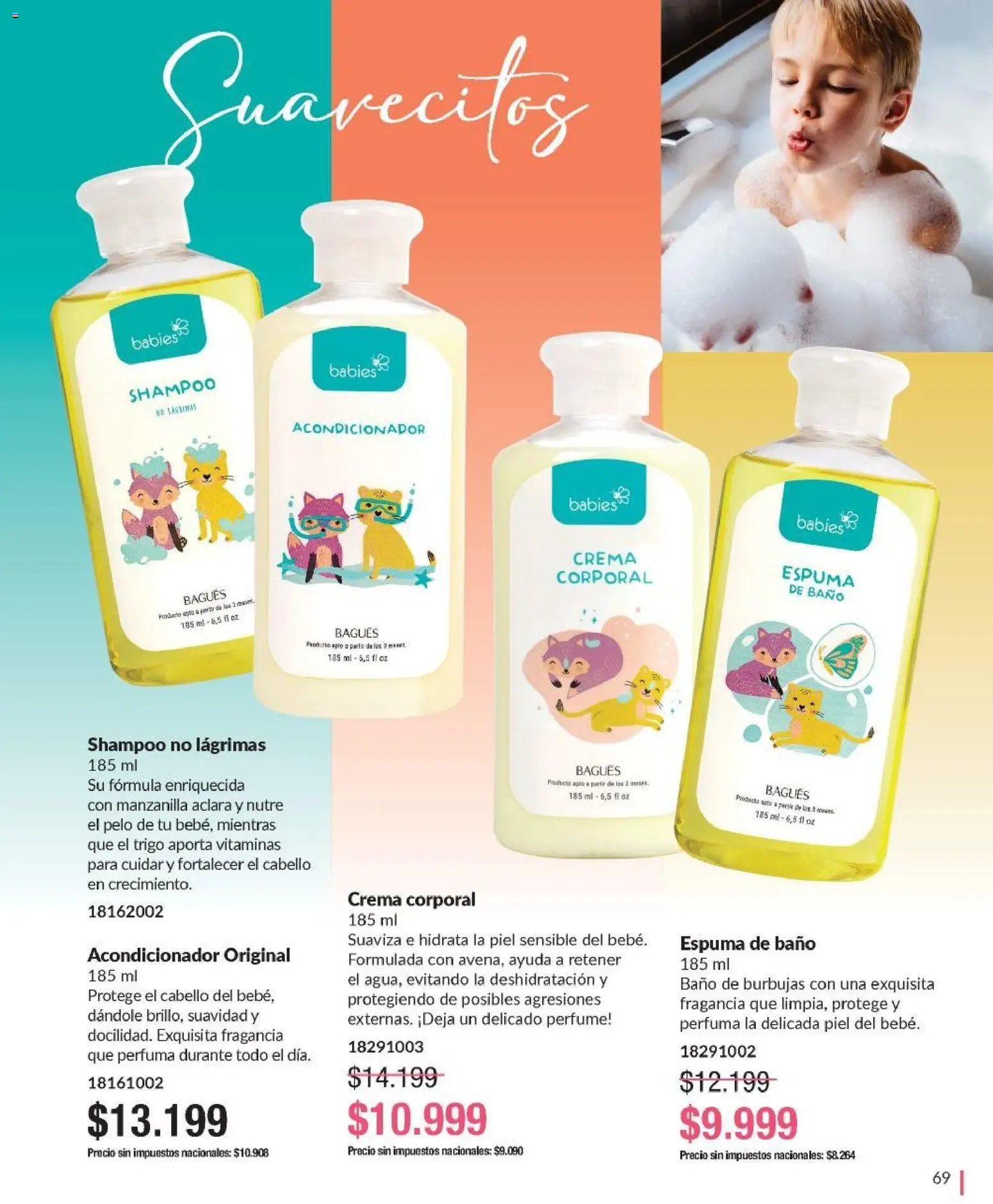 Bagués - Catálogo │ válido desde el 09.03.2026 | Página: 69 | Productos: Baño, Perfume, Acondicionador, Espuma