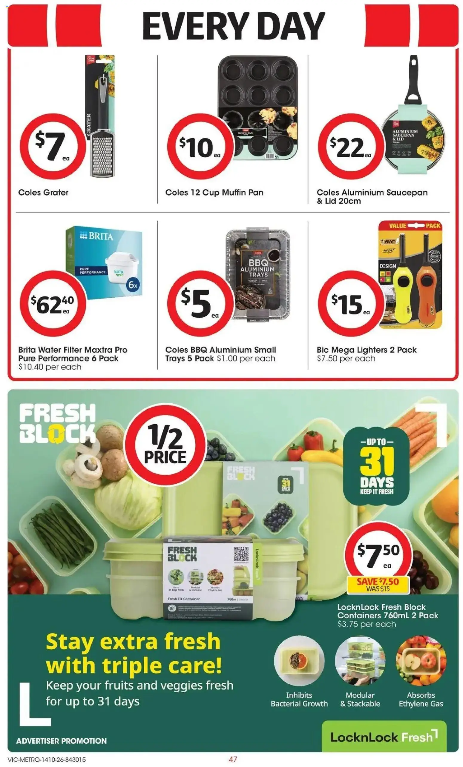 ﻿Coles catalogue valid from 14/10/2026 > Online Australia | Page: 47