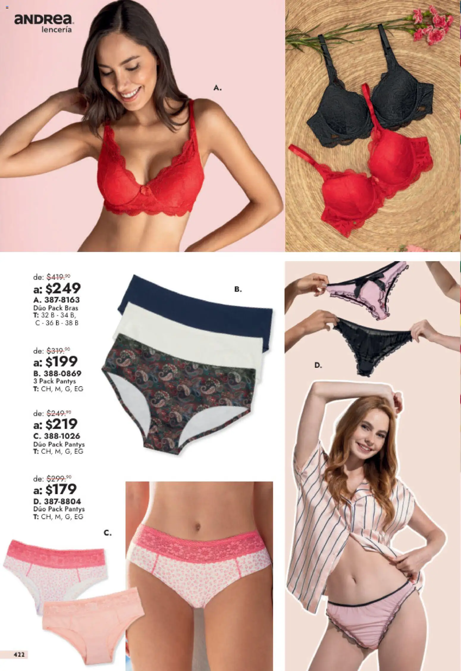 Nuevas ofertas de Andrea válidas en toda la República Mexicana desde el 26/07/2026. ¡Encuentra las mejores ofertas en Andrea catálogo Outlet! | Página: 422