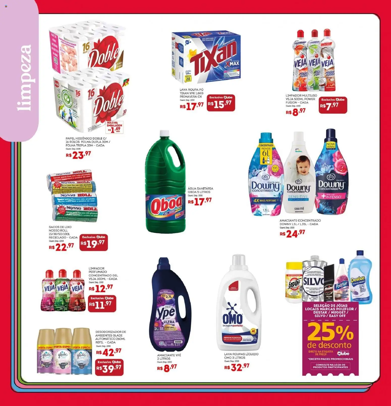 Bistek Supermercados Folheto - válido de 09/09/2026 | Página: 18 | Produtos: Pó, Limpador multiuso, Roupas, Água sanitária