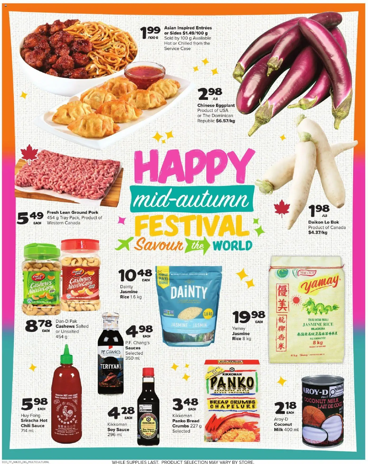 Thrifty Foods flyer valid from Sep 10, 2026 | Page: 14 | Products: Rice, Coconut, Soy sauce, Sauces