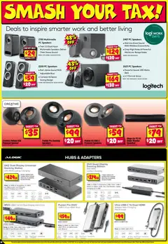Preview of JB Hi-Fi Smash your tax time - valid from 18/06/2026 | Page: 30 | Products: Monitor, Laptop, Usb, Stereo