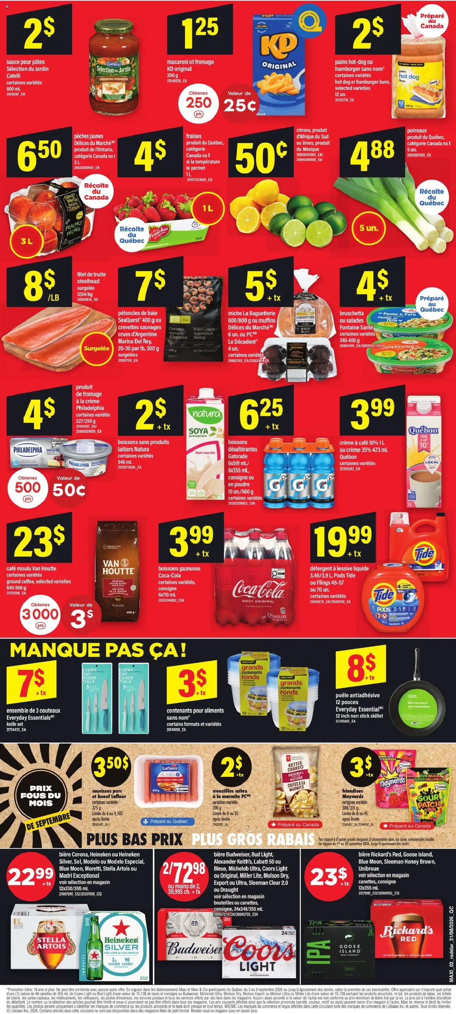 Maxi flyer valid from Sep 3, 2026 | Page: 2