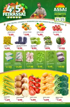Assaí Atacadista ofertas - MG - Pré-Visualização do folheto da loja Assaí Atacadista, válido de 24/06/2026 | Página: 1 | Produtos: Alho, Cebola, Ovos, Batata