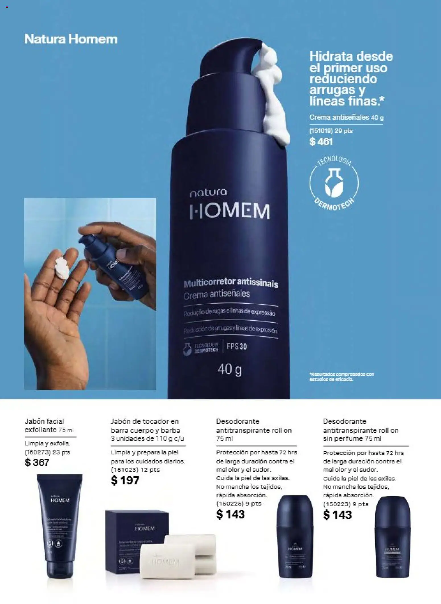 Nuevas ofertas de Natura válidas en toda la República Mexicana desde el 21/08/2026. ¡Encuentra las mejores ofertas en Natura campaña 13 2026! | Página: 45 | Productos: Antitranspirante, Crema, Barra, Perfume