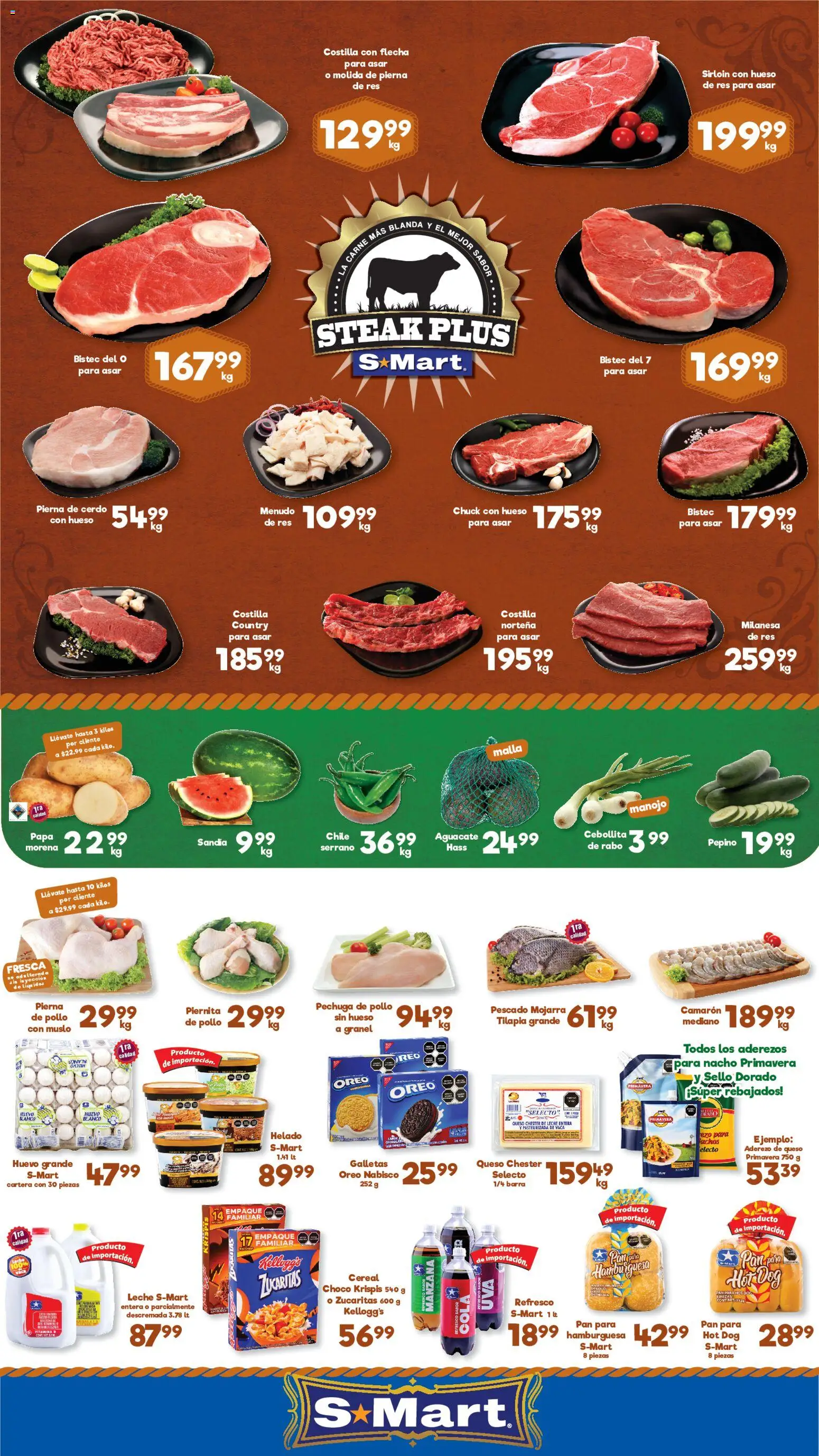 Nuevas ofertas de S-Mart válidas en toda la República Mexicana desde el 19.06.2026. ¡Encuentra las mejores ofertas en S-Mart folleto Matamoros! | Página: 1