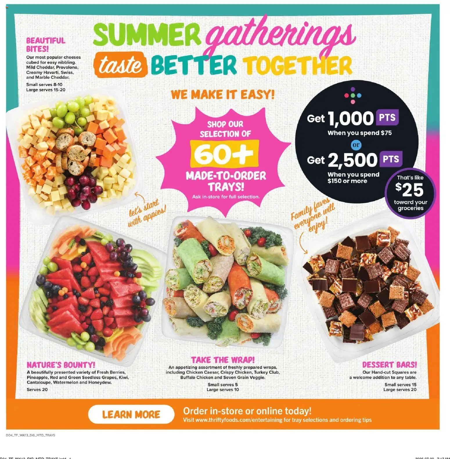 Thrifty Foods flyer valid from Jul 23, 2026 | Page: 13 | Products: Turkey, Chicken, Apples