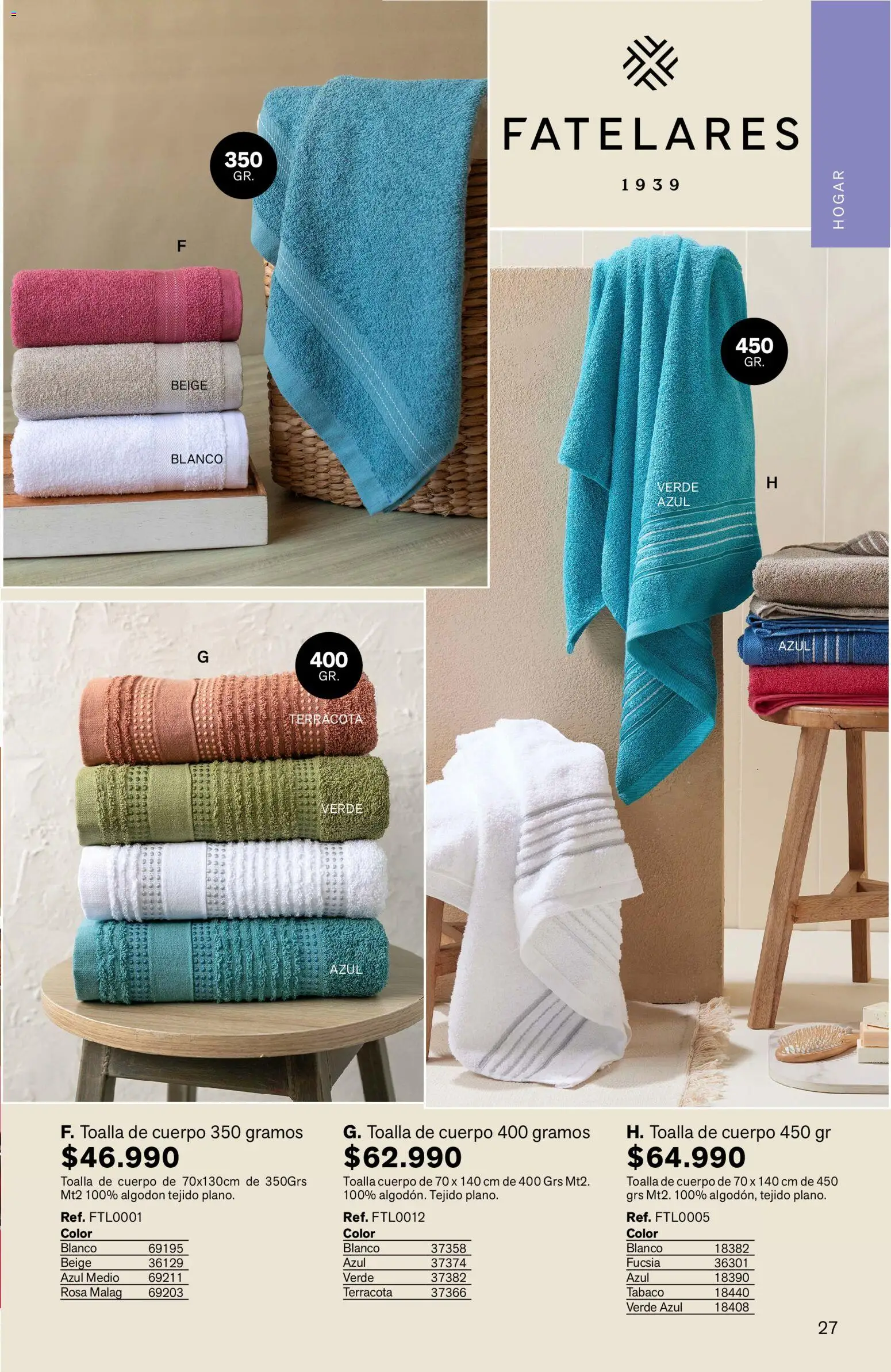 Leonisa revista - valida desde el 15.05.2026 | Página: 27 | Productos: Algodón, Toalla