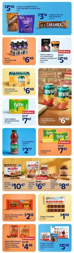 Preview of Cadbury Caramilk Minis or Dairy Milk Mini chocolate bars Each., Cadbury Caramilk Minis or Dairy Milk Mini chocolate bars from shop Walmart valid from Jul 30, 2026 | Page: 19