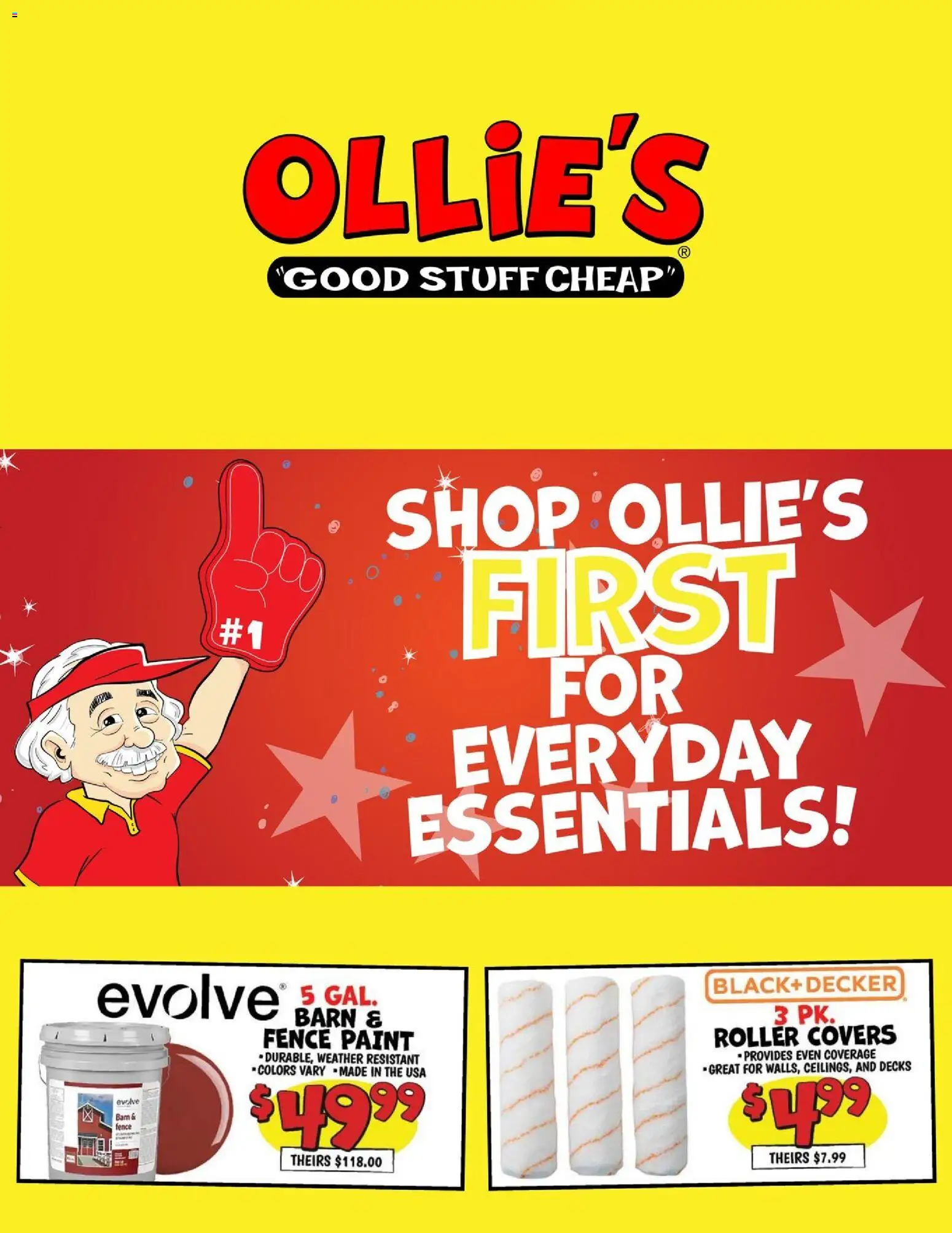 Ollie's Weekly Ad - valid from 09/18/2026 | Page: 1