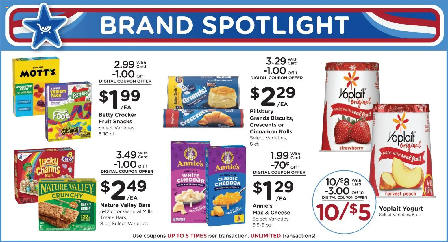 Smith's Weekly Ad - valid from 17.06.2026 | Page: 5 | Products: Butter, Cheese, Peach, UPS