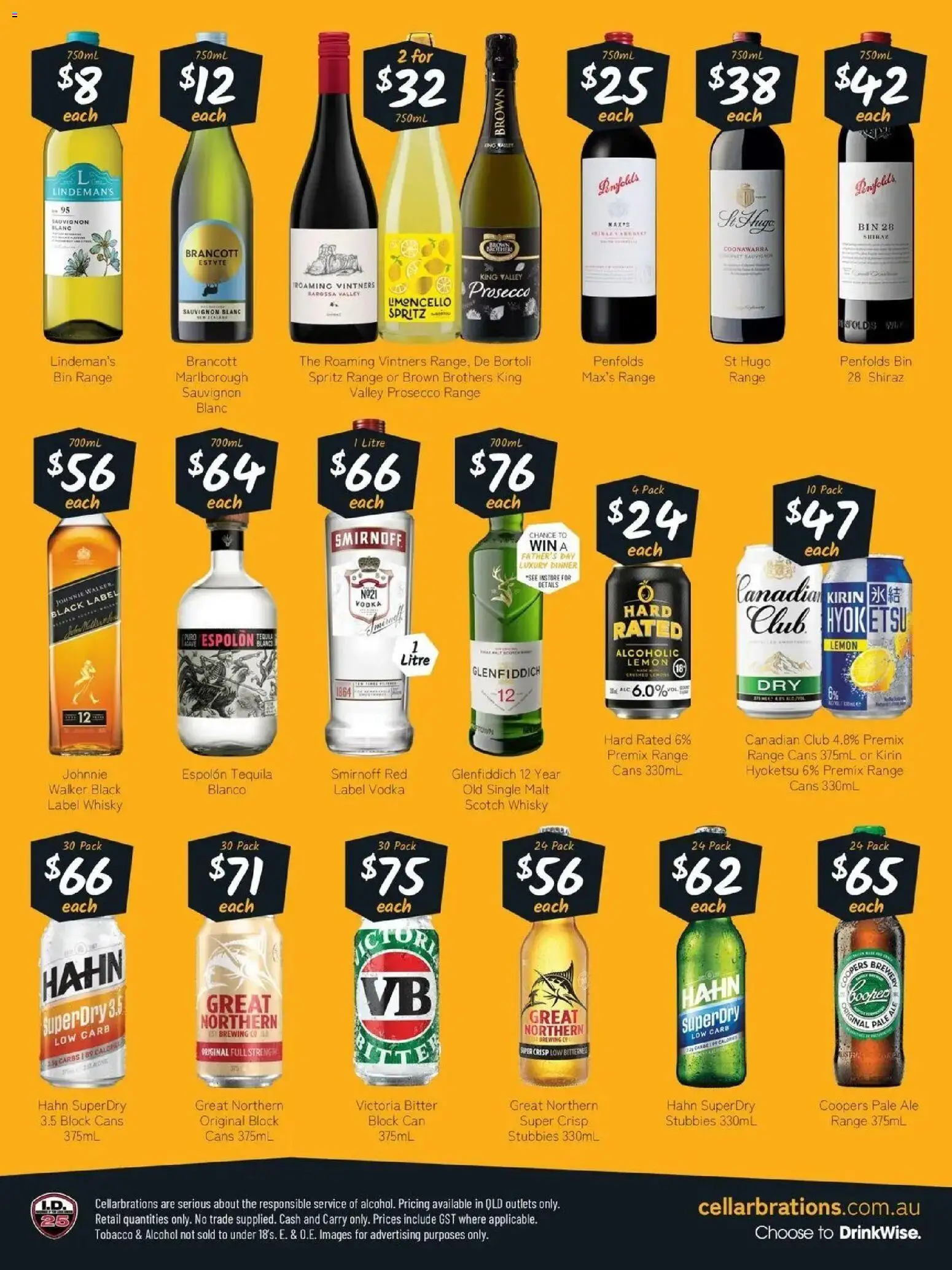 Cellarbrations catalogue - valid from 24/08/2026 | Page: 2 | Products: Tequila, Prosecco, Vodka, Scotch