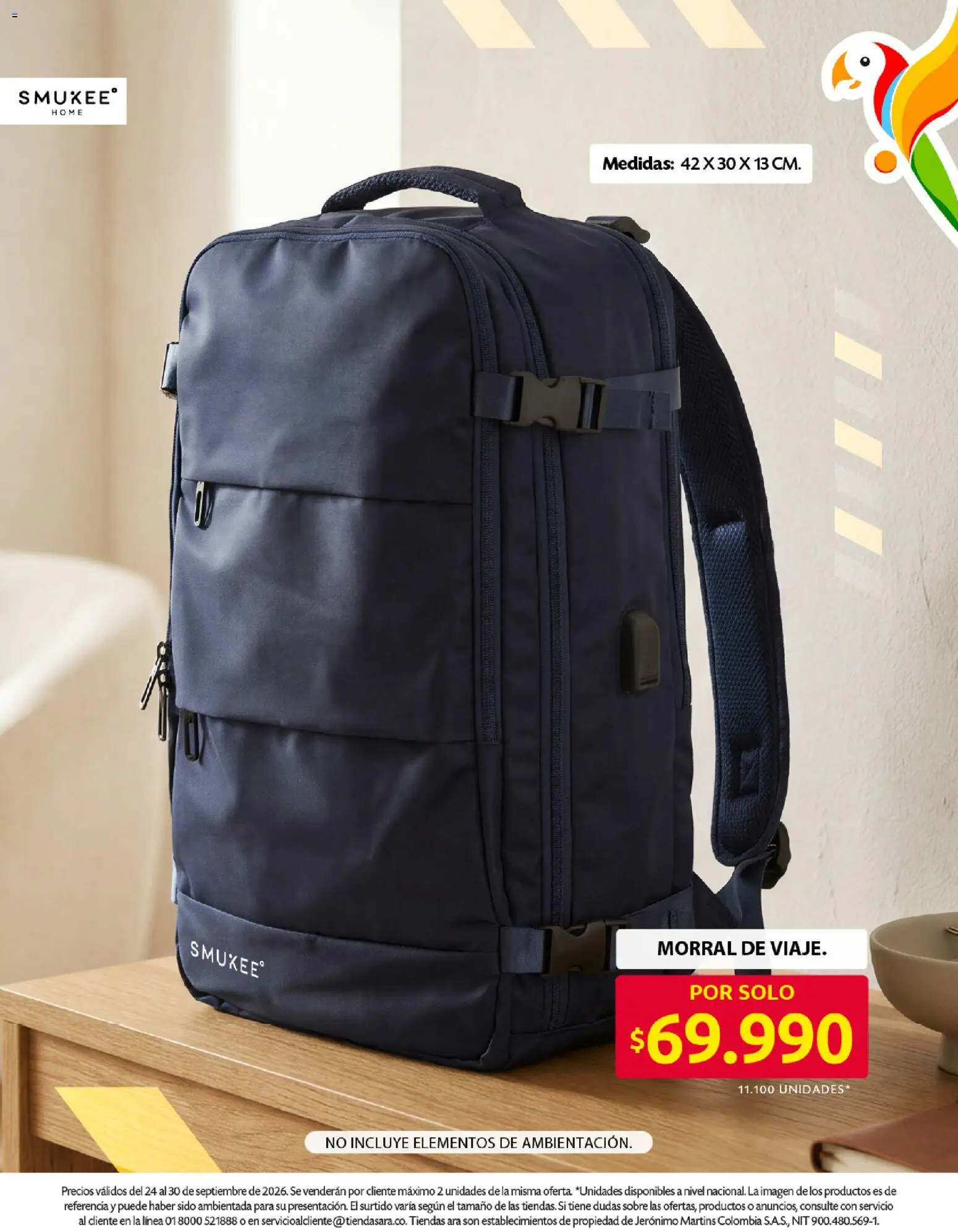 Ara revista - valida desde el 24/09/2026 | Página: 24 | Productos: Sobre, Morral