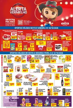 Extra ofertas Fim de semana Mercado - Pré-Visualização do folheto da loja Extra, válido de 09/10/2026