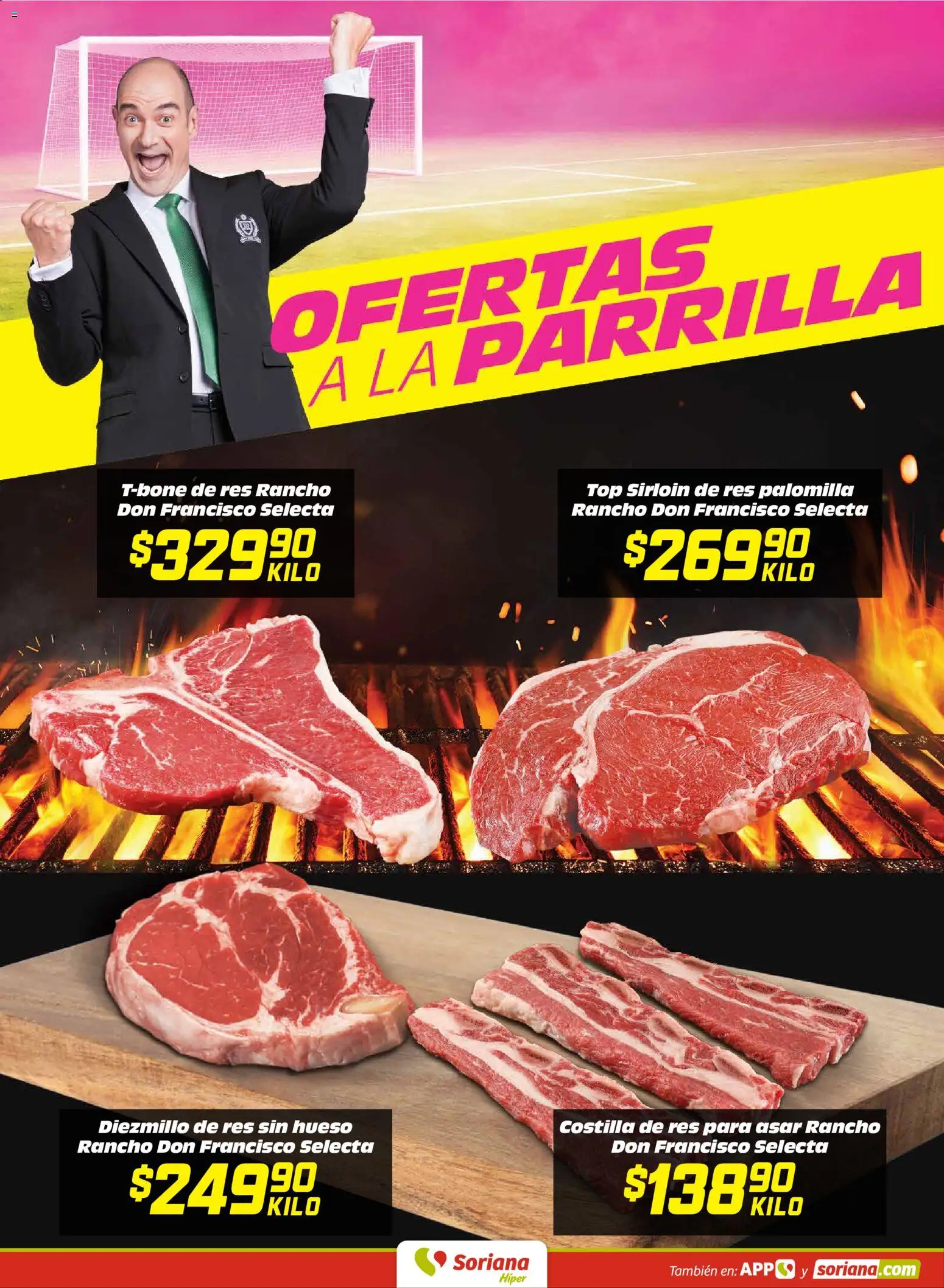 Nuevas ofertas de Soriana válidas en toda la República Mexicana desde el 16.06.2026. ¡Encuentra las mejores ofertas en Soriana Martes y Miércoles del Campo Híper: Saltillo y Torreón! | Página: 5 | Productos: Res, Parrilla, Top