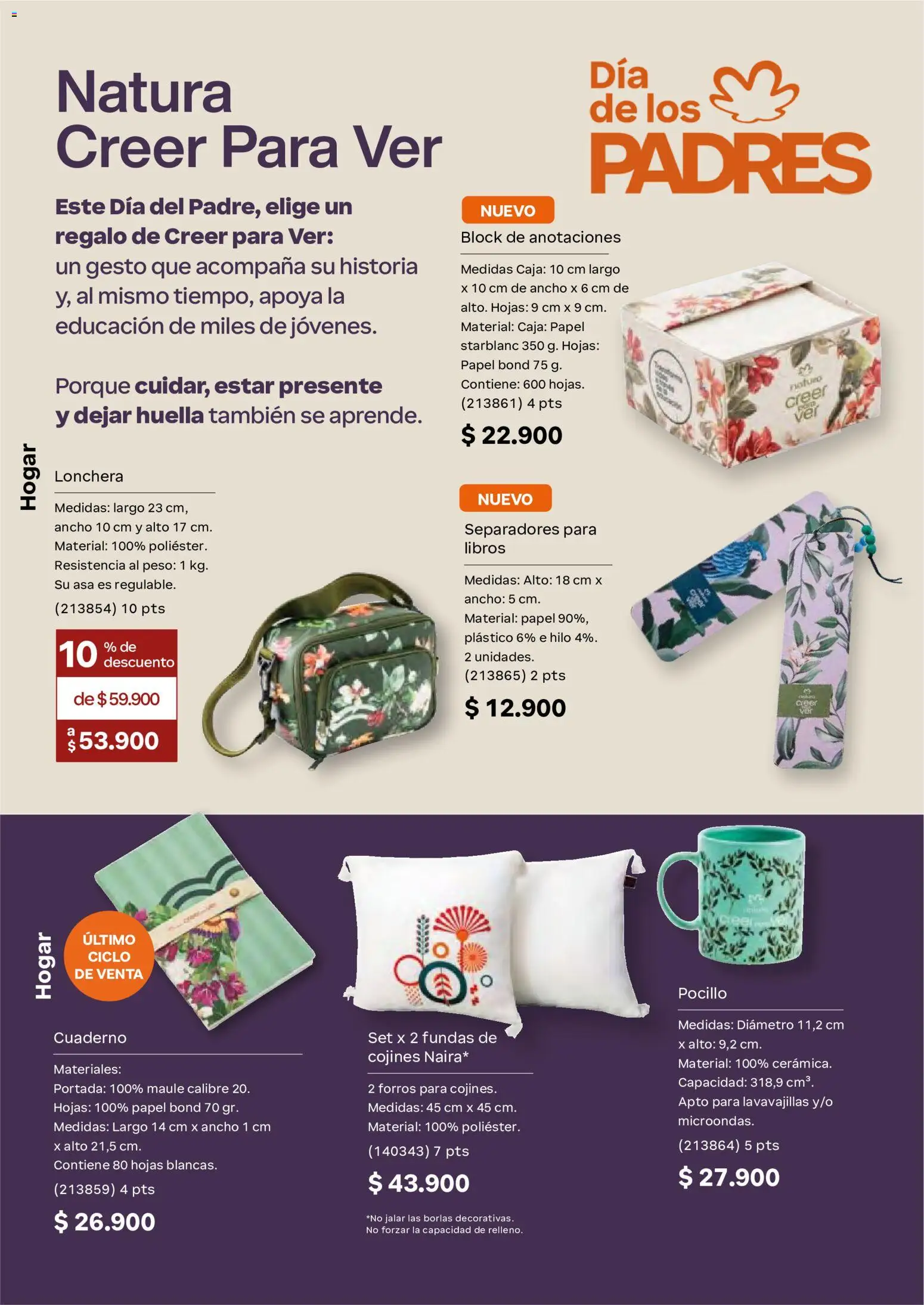 Natura revista - valida desde el 29.04.2026 | Página: 163 | Productos: Pocillo, Lavavajillas, Peso, Caja