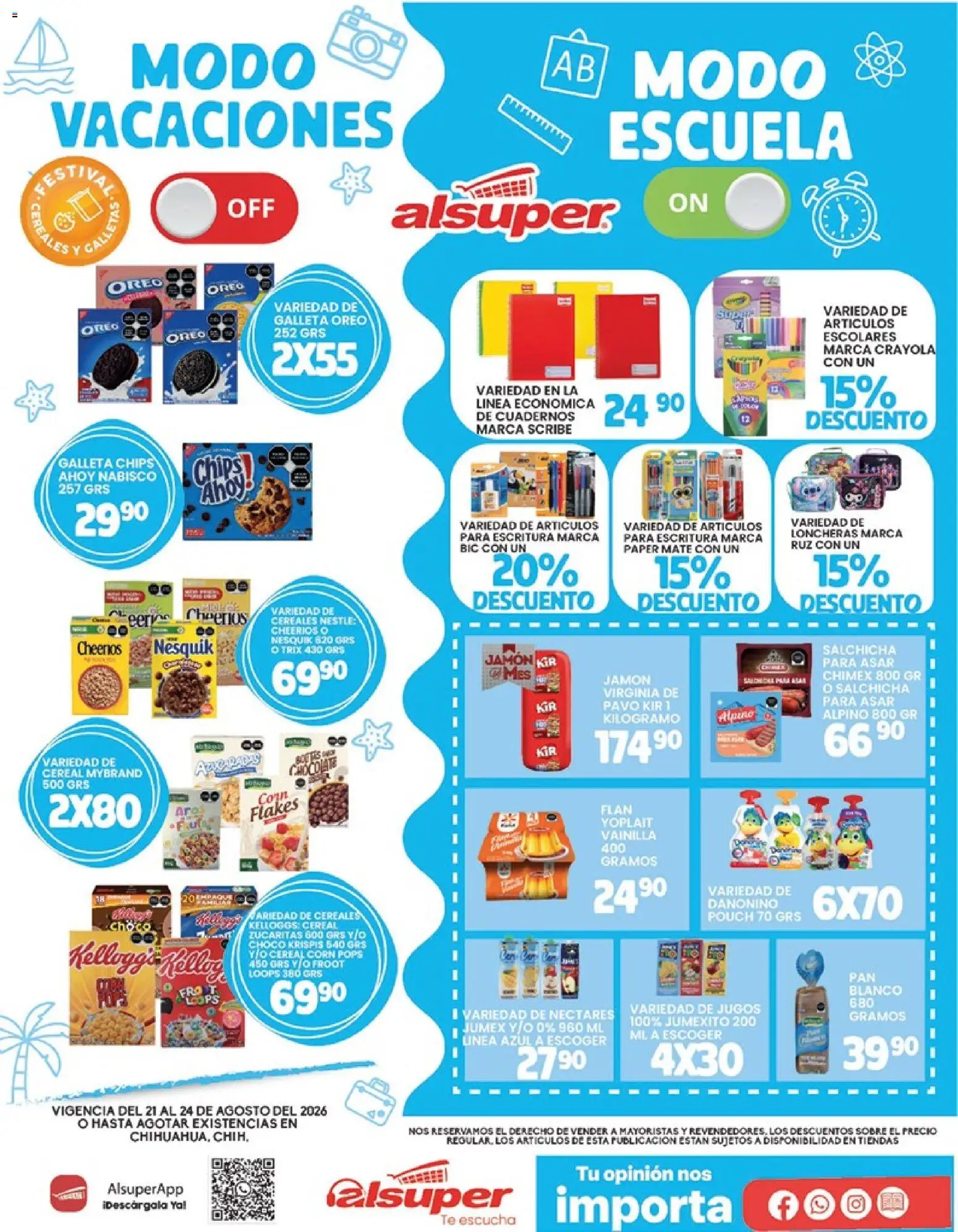Nuevas ofertas de Alsuper válidas en toda la República Mexicana desde el 21/08/2026. ¡Encuentra las mejores ofertas en Alsuper katalog! | Página: 1
