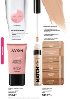 Vista previa de PRE-BASE EN CREMA, Recomendada para piel mixta a grasa. Acabado mate. Cobertura ligera., nuevo folleto de la tienda, válido en México a partir del 24.04.2026 | Página: 40