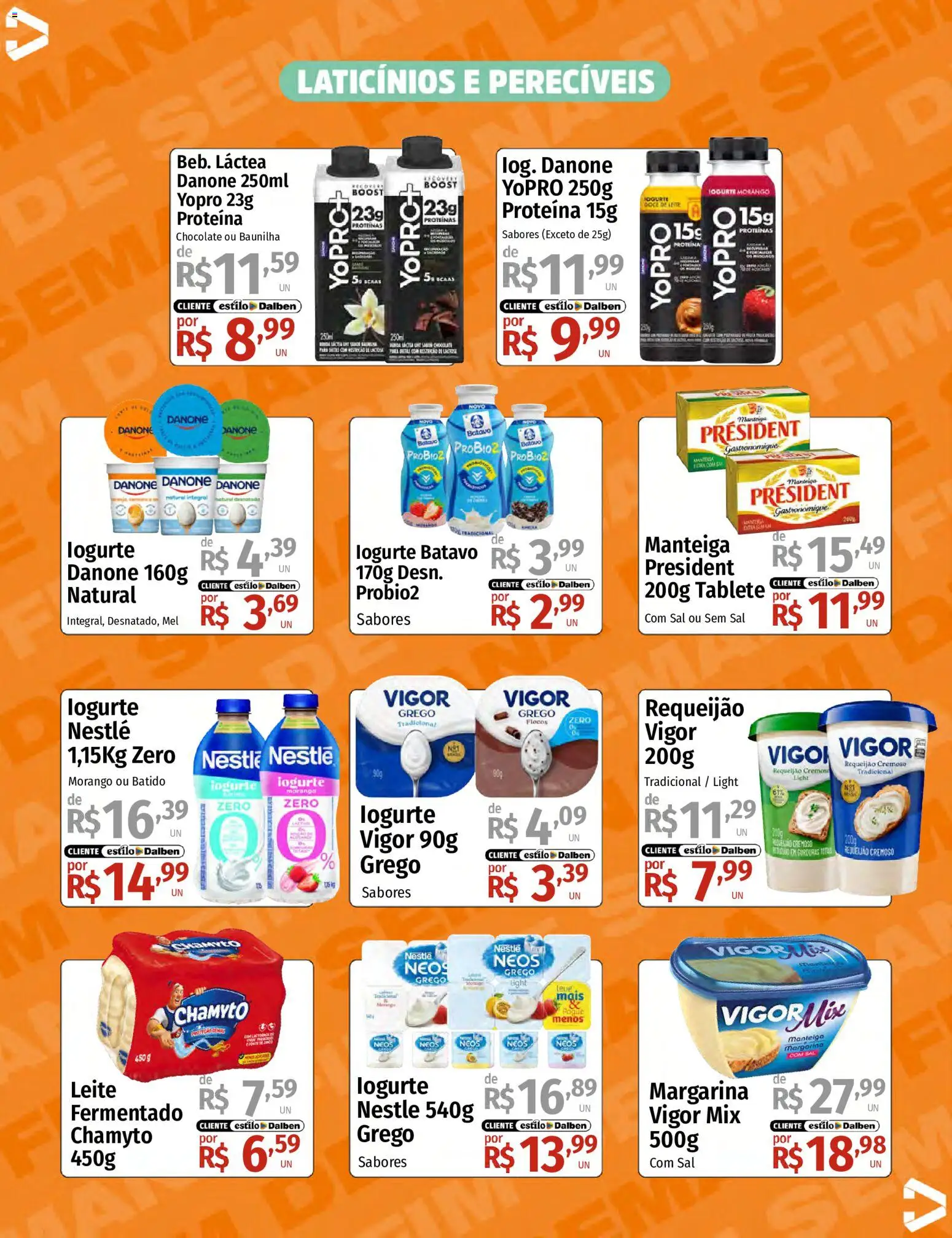 Supermercado Dalben Folheto - válido de 08.05.2026 | Página: 9 | Produtos: Chocolate, Mel, Requeijão, Margarina