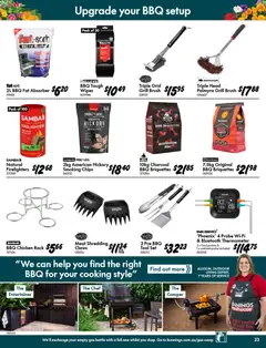 Preview of Bunnings catalogue - valid from 09/09/2026 | Page: 23 | Products: Briquettes, Meat, Chips, Grill