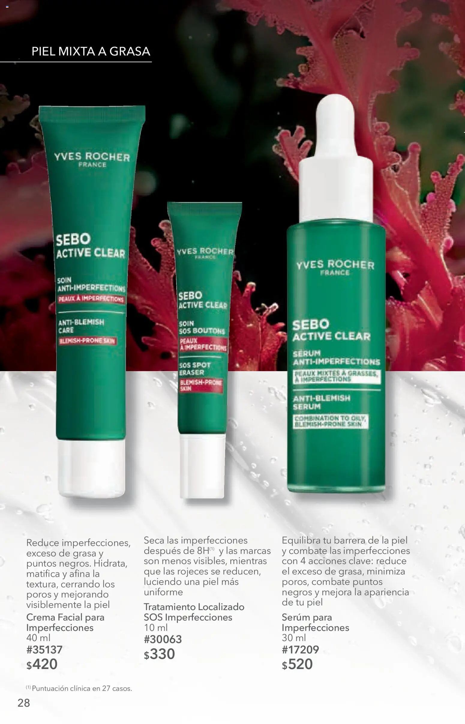 Nuevas ofertas de Yves Rocher válidas en toda la República Mexicana desde el 14/07/2026. ¡Encuentra las mejores ofertas en Yves Rocher campaña 10 2026! | Página: 28 | Productos: Serum, Crema