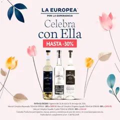 Vista previa de La Europea catálogo Celebra con ella, nuevo folleto de la tienda, válido en México a partir del 25.05.2026