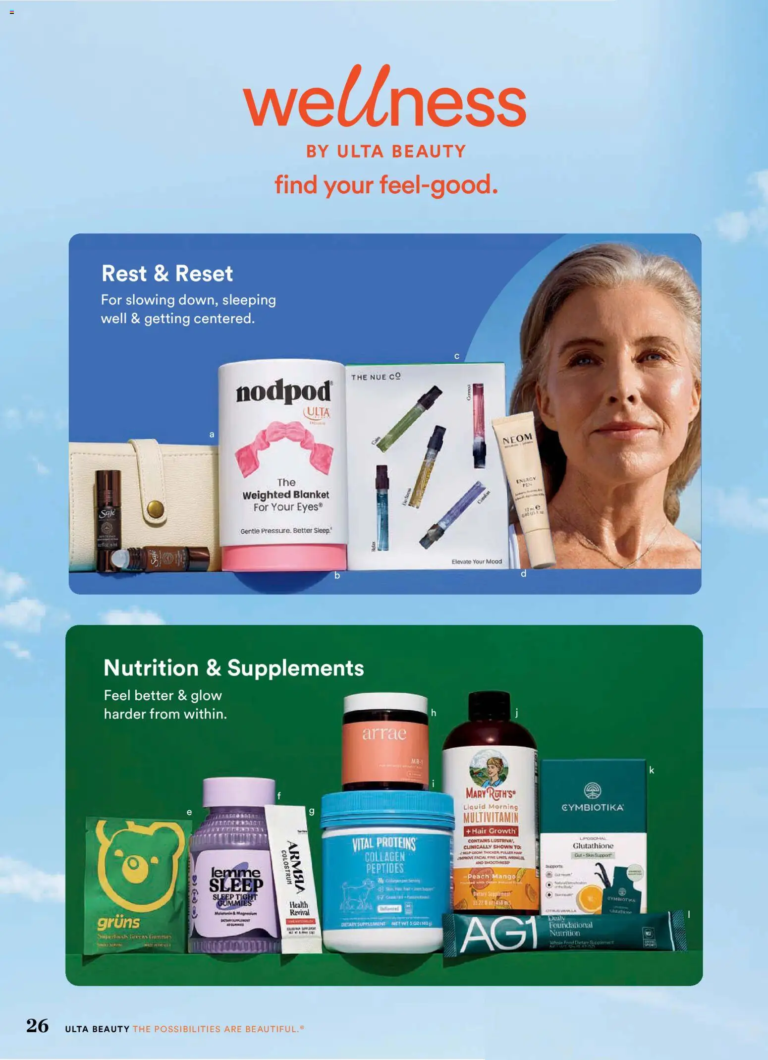 Ulta Beauty Weekly Ad - valid from 17.05.2026 | Page: 26 | Products: Multivitamin, Blanket, Mango, Peach